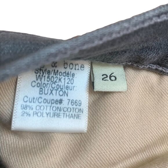 RAG & Bone Skinny Jeans In Grey Wash - Picture 10 of 12